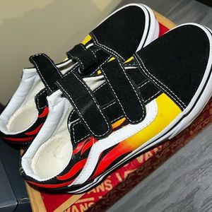 Vans SK8 flames with straps